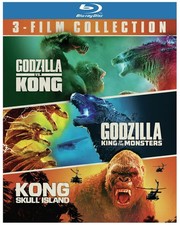 Godzilla / Godzilla King of the Monsters / Kong Skull Island Blu-ray NEW picture