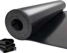 Neoprene Rubber Sheet Roll 1/8 Thick Anti Slip Rubber Mat 118x39 picture