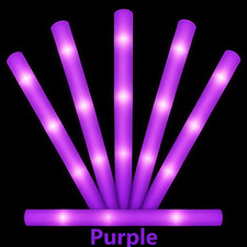 Bulk LED Foam Glow Sticks 50-1000 Pack Flashing Light Up Party Rave Wedding picture