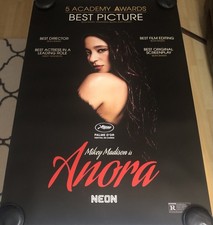 ANORA Original Double Sided 27x40 Movie Poster Mikey Madison AWARDS VERSION NM picture