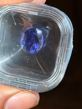 Jeff Moseley Pure Tanzanite 7ct Loose Stone Oval Cut QVC Rare Sealed Vault Case picture