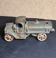 Antique AC Williams Cast Iron Mack C-Cab Gasoline Tanker Toy Truck 5