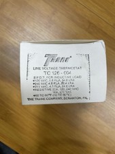 Brand New Vintage Trane Line Voltage SPDT Thermostat  TC 126-004 MCM NOS picture