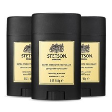 Stetson Men's Deodorant Pack Of 3 Extra Strength Aluminum Free Original Scent picture