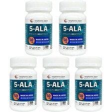 5-ALA 5-Amino Acid 50mg per Capsule 60 Supplement Five 5 Pack Set from JAPAN picture