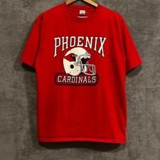 Vintage 90’s Phoenix Cardinals NFL logo football red color shirt VK15982 picture