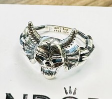 Pandora Stranger Things Hellfire Club Ring #193569C00 +FREE BOX + POLISH CLOTH picture