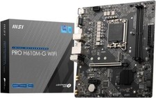 (Factory Refurbished) MSI PRO H610M-G WIFI LGA 1700 DDR5 Intel MATX Motherboard picture