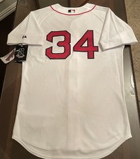 Vintage David Ortiz #34 Boston Red Sox Authentic On-Field Majestic Jersey 44/L picture