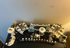 LEGO Star Wars Hoth Lot SETS 7666, 8089, 7749 w/ Instructions and 2 Boxes picture
