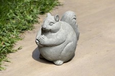 Concrete Chubby Squirrel Statue 7