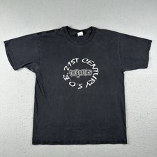 Vtg 2001 The Erotics 21st Century SOB T Shirt Men's Large Black Punk Rock Y2K picture