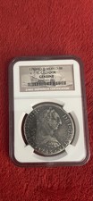 1783 MEXICO 8 REALES EL CAZADOR SHIPWRECK CHARLES III NGC GENUINE TREASURE COIN picture