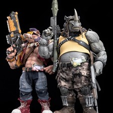 LINGJIHUN TMNT Rocksteady & Bebop SET Classic Articulated Action Figure IN STOCK picture