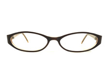 SEE Petite Eyeglasses Frames 9337 2G1 Dark Brown Beige Oval Full Rim 51-16-135 picture