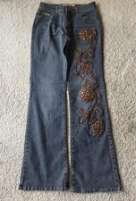 Vintage Daniel Jeans Emboridered 28x30 Womens picture