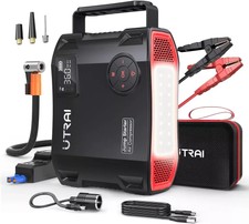 5000A Car Battery Jump Starter with 150PSI Air Compressor, Portable 12V Booster picture