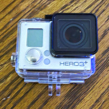 GoPro HERO3+ HERO Action 12MP Waterproof Housing Silver/Black HDMI-NEVER USED picture