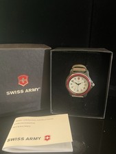 Vintage Swiss Army Marlboro Adventure Team Quartz Field Watch Box Papers 36mm picture