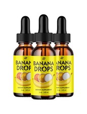 (3 Pack) Banana Drops Advanced Formula Maximum Strength Liquid Supplement picture