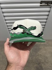 Wow Rare Vintage Philadelphia Eagles Apex One Pro Line Ribbon Snapback Hat picture
