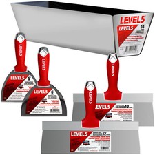 LEVEL5 Drywall Finishing Tool Set 5 Pieces | STAINLESS STEEL |  5-600 picture