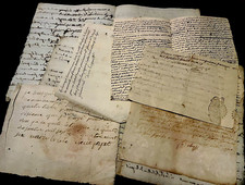 EPHEMERA LOT - Collection of Old Documents, Letters, Papers, Manuscripts Etc picture