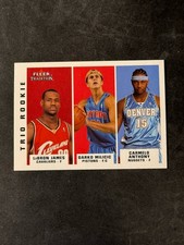 2003-04 Fleer Tradition Trio Rookie LeBron James, Carmelo Anthony, Darko #291 picture