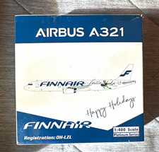 Rare Finnair Airbus A321 1:400 Platinum Series Diecast Model Reg OH-LZL picture