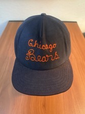 Vintage 80s Chicago Bears New Era Pro Design Snapback Hat Clark Griswold OG RARE picture
