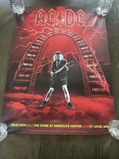 AC/DC PWR/UP Concert Poster St Louis MO The Dome at America’s Center 09/08/26 picture