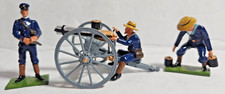 LITTLE LEGION MILITARY MODELS NAVAL GATLING GUN 4 PIECE TOY SOLDIERS RARE NIB picture