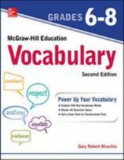 McGraw-Hill Education Vocabulary Grades 6-8, Second Edition - Paperback - GOOD picture