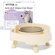 VYTTOX Ant Proof Cat Food Bowl Elevated Pet Dish W/Deep Anti Ant Moat picture