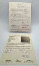 Vintage Gino Hernandez Autograph Contract – Texas Wrestling Legend – JSA picture