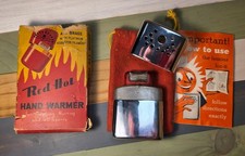 Vintage JON-E Pocket Hand Warmer Made in Minneapolis Used picture