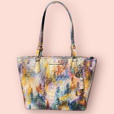 BRAHMIN WOODLAND MEDIUM ASHER SHOULDER HANDBAG Tote Shoulder Purse Leather picture