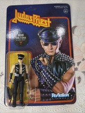 SUPER7 JUDAS PRIEST ROB HALFORD REACTION ACTION FIGURE Brand New Unpunched picture