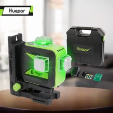 Huepar 3D Laser Level with Bluetooth Connectivity Cross Lines & Hard Carry Case picture