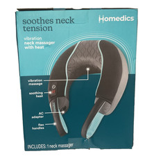 New Homedics Vibration Neck Messager W/Heat Soothes Neck Tension In Box picture