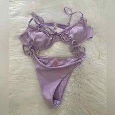 Romwe Purple Lilac Bikini Set M picture