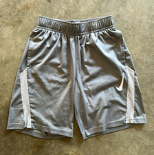 Nike Men's Gray Basketball Mesh Shorts Polyester 9