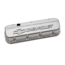 Proform For BBC Tall Slant Edge Valve Covers Raised Chevy Logo 141-869 Pair picture