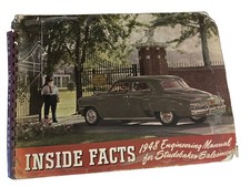 1948 Studebaker Facts Book Dealer Album Original picture