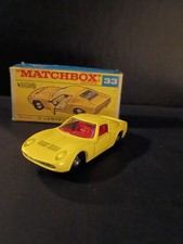 Matchbox #33C Lamborghini Miura 1969 VN/MINT In Original F2 Script Box picture