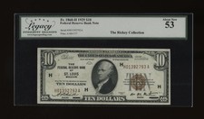 DBR 1929 $10 FRBN St. Louis Fr. 1860-H Legacy 53 Serial H01392793A picture