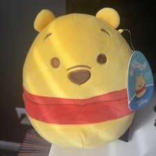Winnie The Pooh 8 Inch Squishmallow Plush Toy Doll w/Tags - Disney's Brand New picture