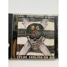 S.O.D. Stormtroopers of Death Speak English or Die CD Megaforce 1992 Thrash picture