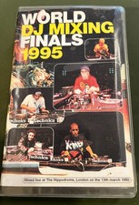 RARE 1995 DMC World DJ Mixing Finals VHS Tape - Technics Turntablism - TESTED picture