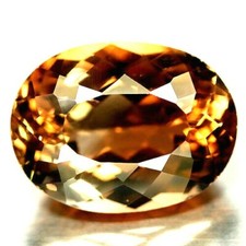 Shola Real 17.26 Ct Natural Champagne Topaz Giant From Brazil picture